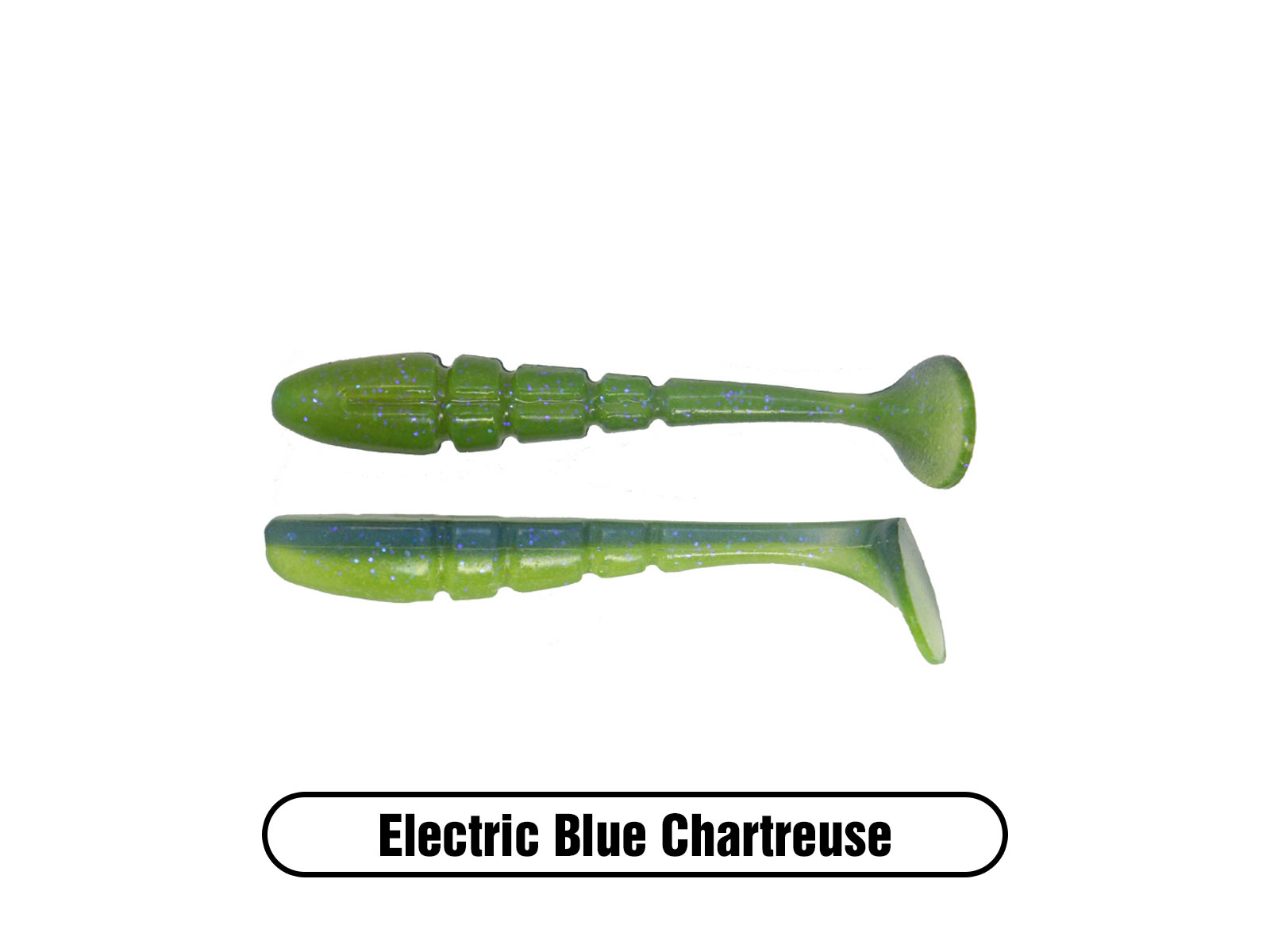 2.75 Swammer Swimbait Electric Blue Chartreuse