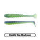 4.75" Swammer Swimbait Electric Blue Chartreuse