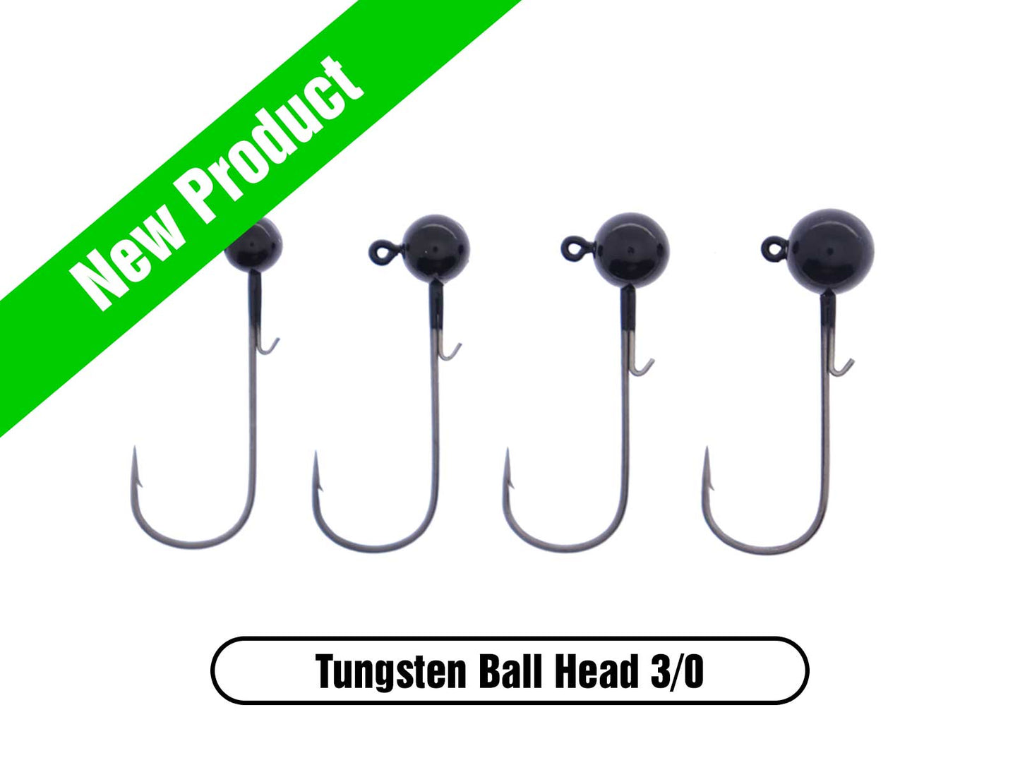 Tungsten Ball Head Jig with 3/0 Hook