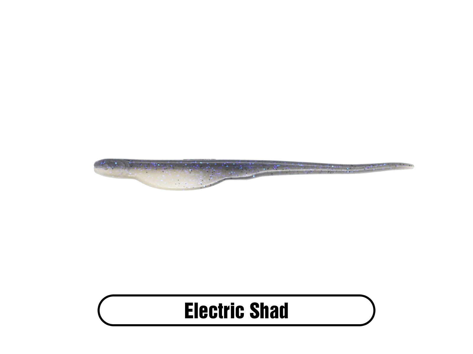 Soft Plastic Minnow Fluke Bait for Largemouth Bass Fishing, Smallmouth Bass and Walleye Fishing Lure