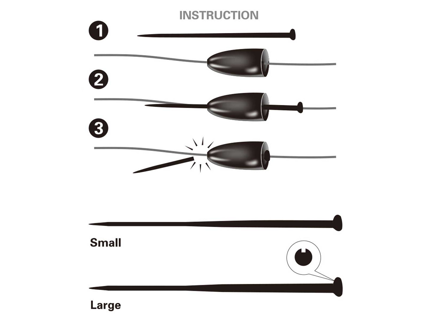 Rubber T-Stop for Largemouth Bass Fishing, Smallmouth Bass Fishing and Walleye Fishing Lure