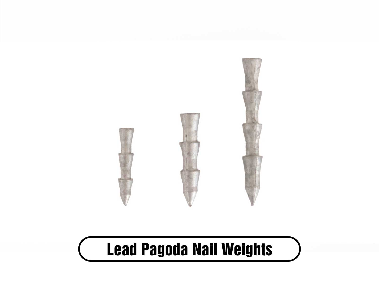 Lead Pagoda Nail Sinker