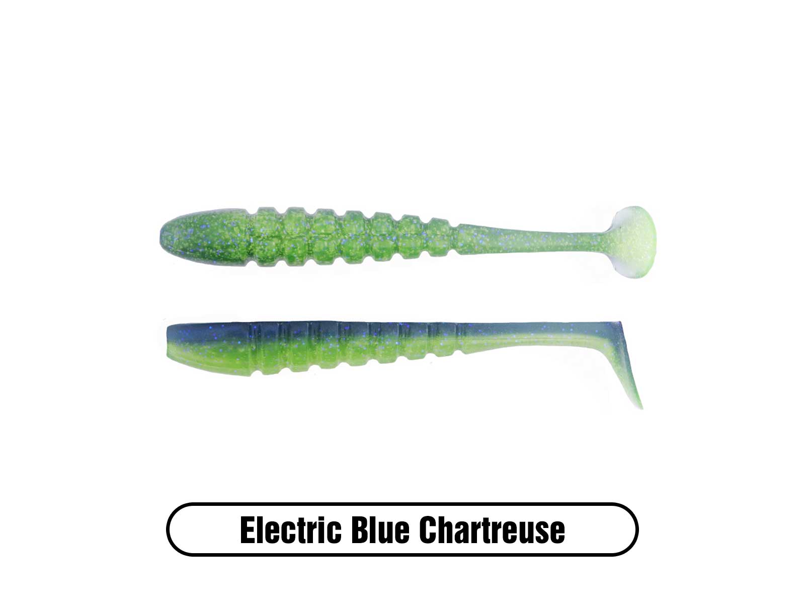 4.75" Swammer Swimbait Electric Blue Chartreuse
