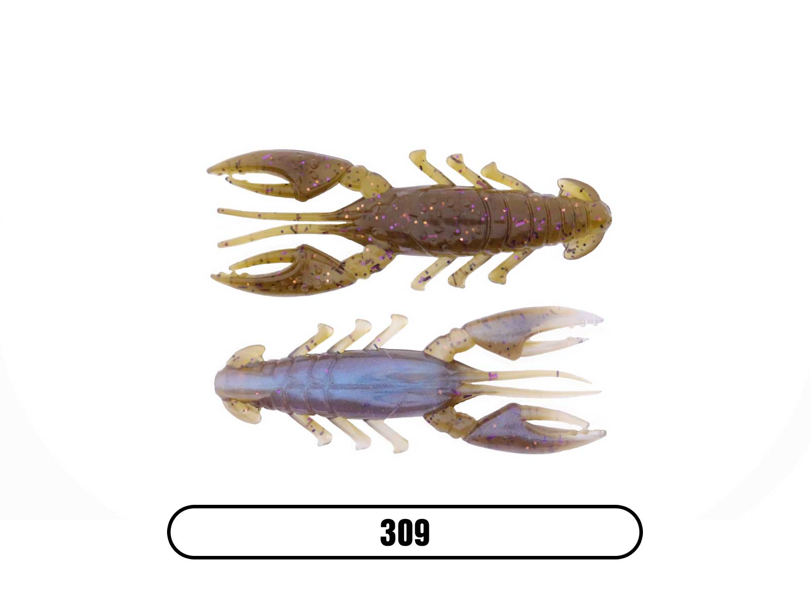Bassday Soft Leurre Clone Craw 1.5 Pouce 10 Morceau per paquet 01 (7538