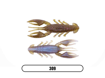 Soft Plastic Craw Bait for Largemouth Bass Fishing, Smallmouth Bass Fishing and Walleye Fishing Lure