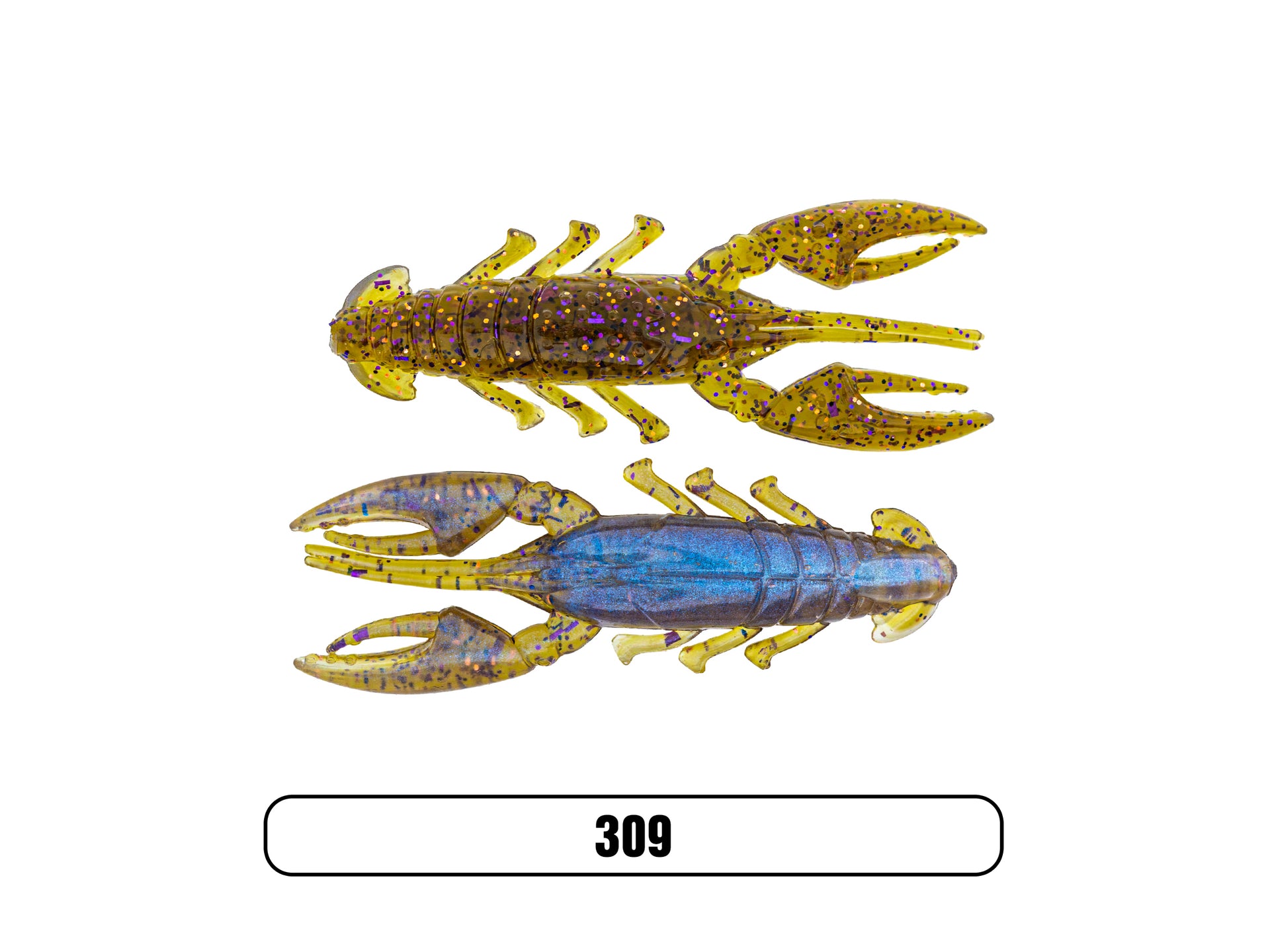 Crawfish Soft Plastic Baits Scented Stealth Craw 2.5