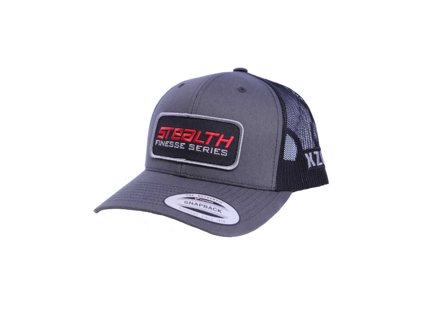 Stealth Finesse Series Trucker Hat - Charcoal Black