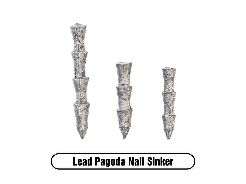 Lead Pagoda Nail Sinker