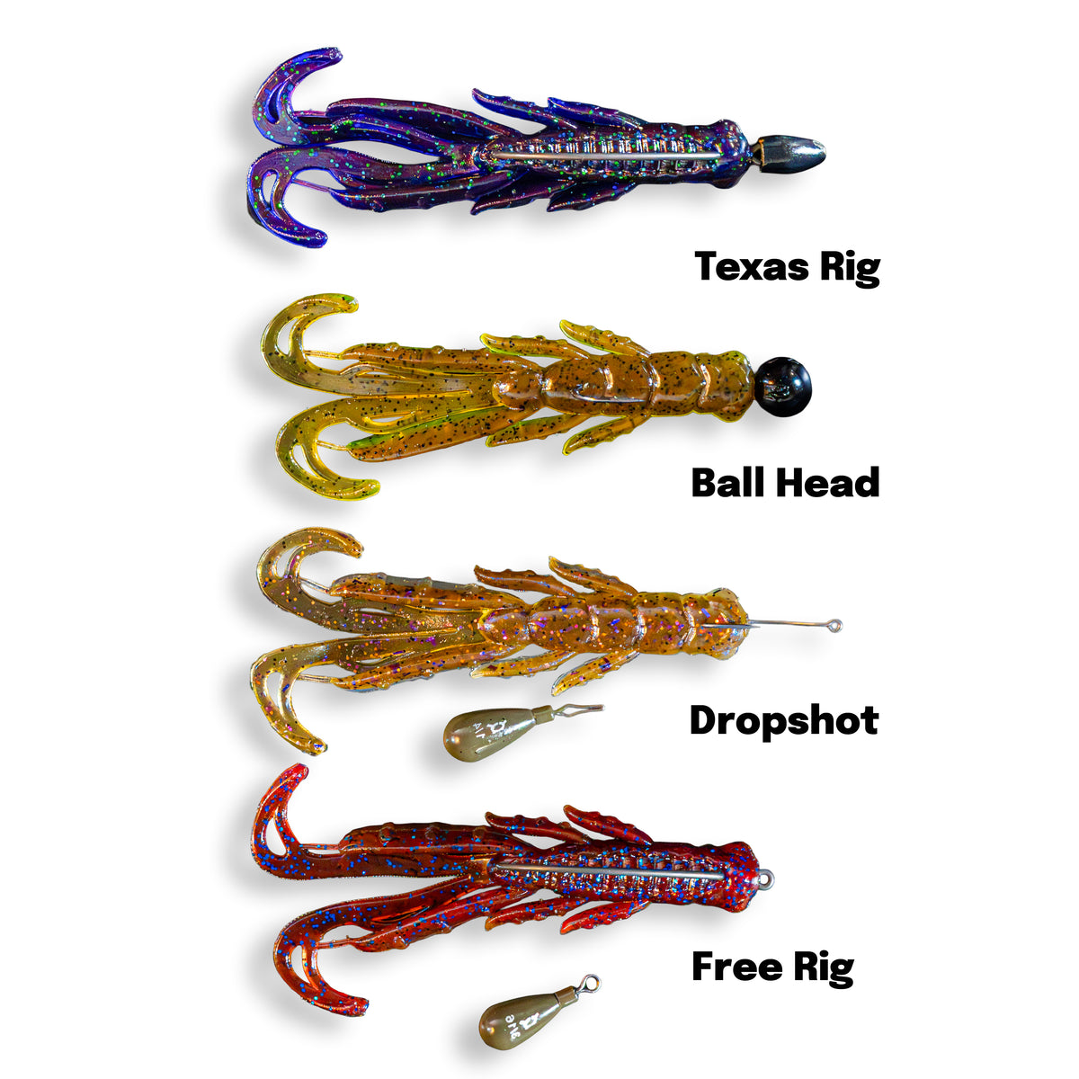 Scented Stealth Creature 2.75" (7 Pack)