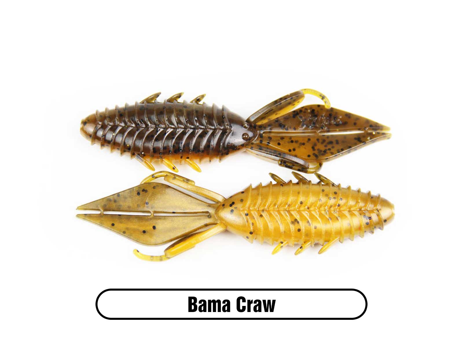 Soft Plastic Beaver Creature Bait for Largemouth Bass Fishing, Smallmouth Bass and Walleye Fishing Lure
