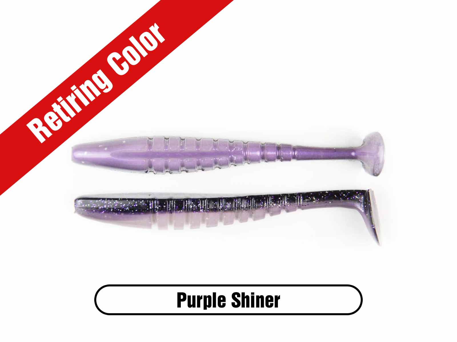 Bass Pro Shops Tourney Special 4 Inch Twitch-N-Minnow Purple Black Shad Lure
