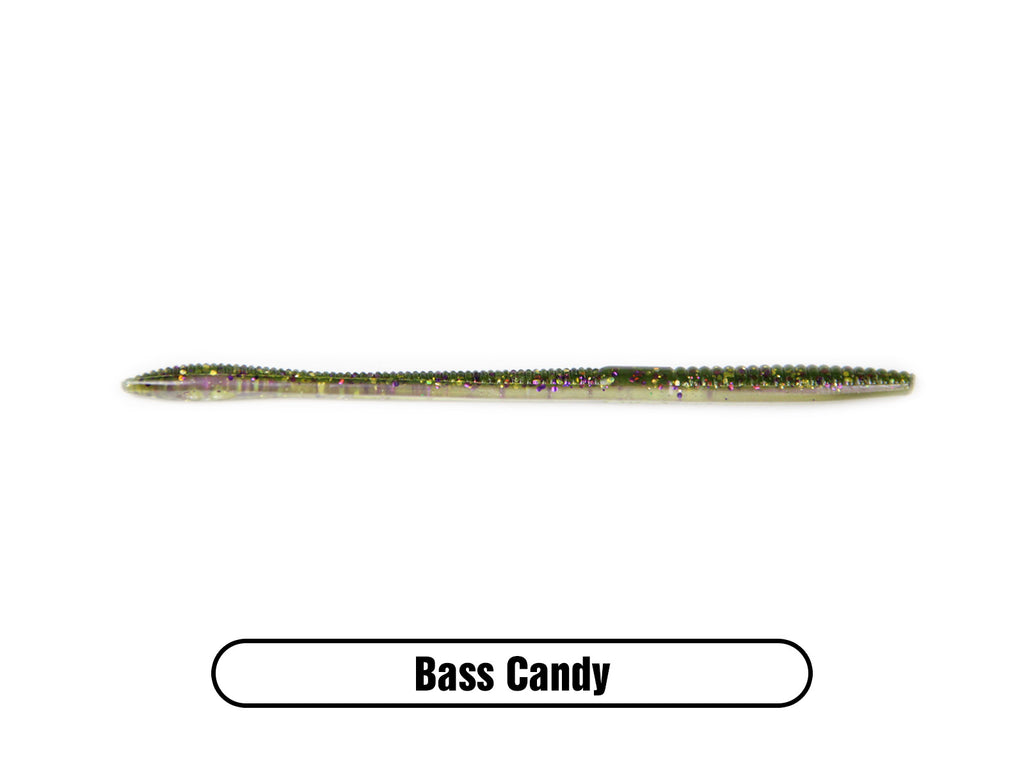 Soft Plastic Finesse Worm Bait for Largemouth Bass Fishing, Smallmouth Bass and Walleye Fishing Lure