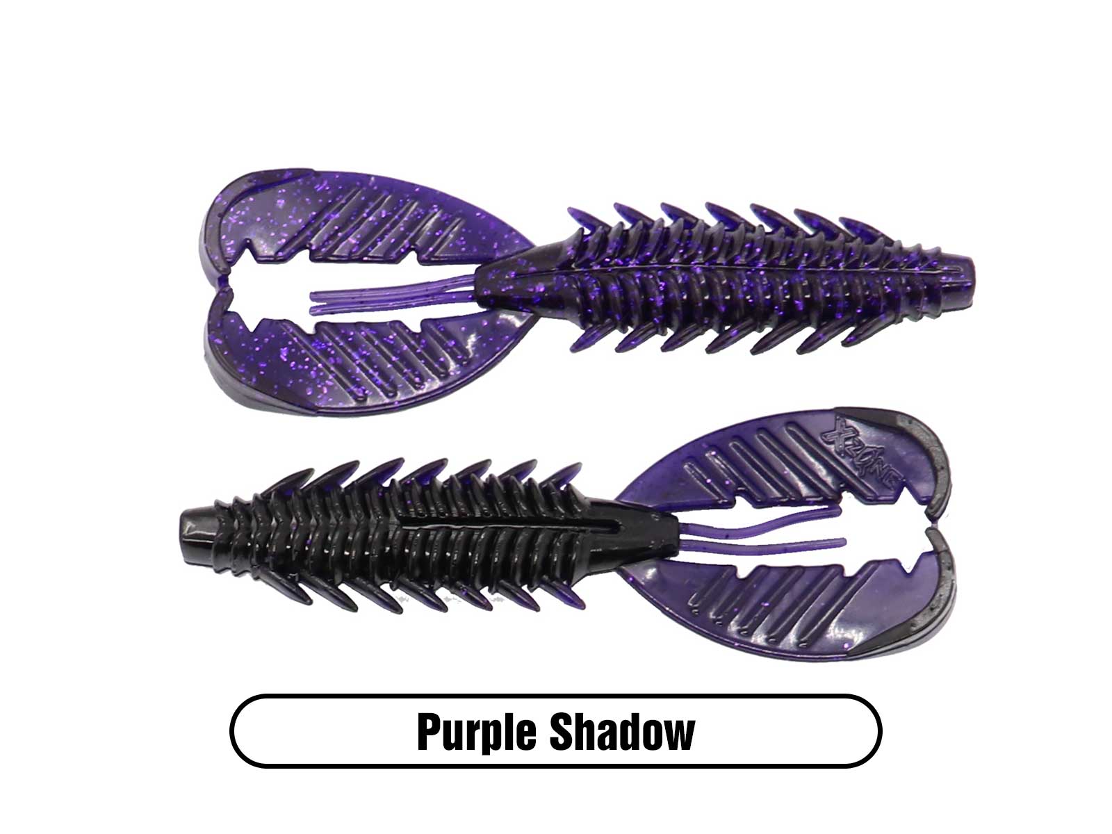 x Zone Lures Adrenaline Craw Purple Shadow / 4.25