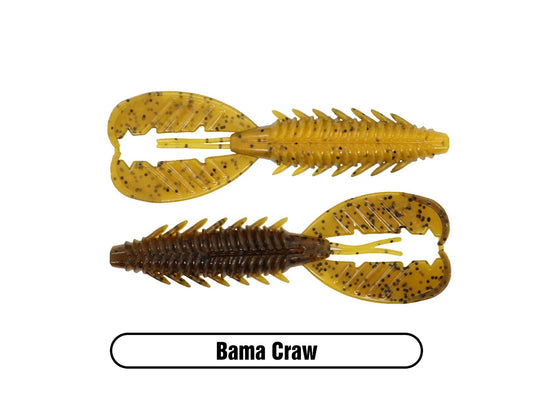 Soft Plastic Craw Bait for Largemouth Bass Fishing, Smallmouth Bass Fishing and Walleye Fishing Lure