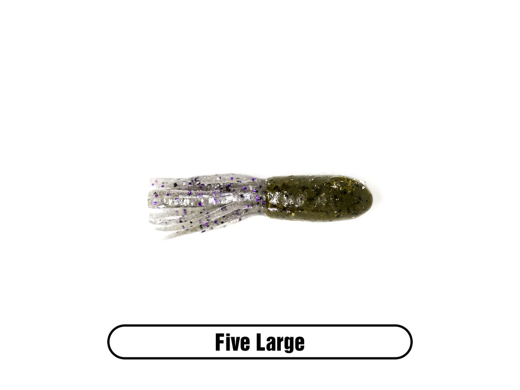 Soft Plastic Tube Bait for Largemouth Bass Fishing, Smallmouth Bass Fishing and Walleye Fishing Lure